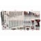 Triton Products (2) Round Hole Pegboards W/ Mounting Hardware, High Density Fiberboard, White, 24" W x 42" H x 1/4" D PEG2-WHT - alternate 5